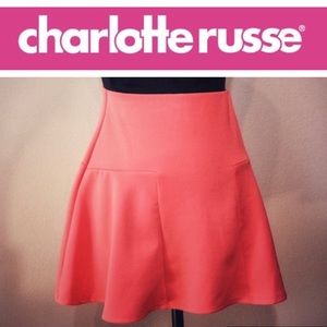 Mini Skirt A-Line Coral Charlotte Russe (small)